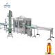 Pharmaceutical 30ml 60ml 100ml glass bottle syrup liquid filling capping machine with self-adhesive labeling machine