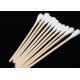 Disposable Pure Cotton Medical Swabs  Wooden Stick