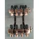 Forged House Water Manifold , B8 Mould Cooling Brass Water Manifold Fine Polished