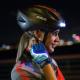 Bike Helmet Night Cycling Safe Helmet Turning Light USB Charge Helmet