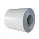 Traffic White 0.75mm 1250mm Z220 PPGI Pre-painted color coating coils DX51D for profile roofing Wall Panel