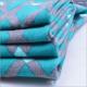 Rusha Textile  Knitted Check Printed 30s Poly Spun Stretch Single Jersey Fabrics Tibetan