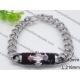 Unique Design Silver Jewelry Plain Stainless Steel Chain Bracelets 2440012
