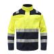 HIVIS Anti Static Workwear Jacket For Mining Industry , FR Safety Jacket For Oil & Gas Industry