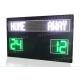 110V ~ 250V LED Football Scoreboard Iron / Steel / Aluminum Frame Material