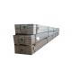 Rough Machined Galvanized Steel Flat Bar , Plain Steel Flat Bar Silver Metal Color