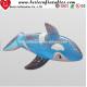 Hot sale blue shark shaped funny Inflatable cartoon