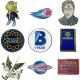 No Minimum Custom Logo Metal Lapel Pin Badge Brooch Hard Soft Enamel Pins for Souvenir Attachment