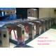 Auto Luggage Pedestrian Barrier Gate , Three Arm Security Gate Barrier Barcode System