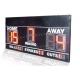 Electronic 7 Segments LED Baseball Scoreboard Front Face UV Protection