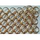 10mm Round Ring Chainmail Weave Stainless Steel Decoration Curtain Chainmail Ring Mesh