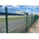 backyard metal fence/house gate designs/curve wire mesh fence(Factory direct sales)