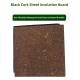 Eco-Friendly Black Cork Sheet Dark Cork Board Roll Tiles For Crafts
