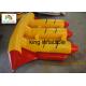 Amusement Water Inflatable Fly Fishing Boat Inflatable Banana Boat For Surfing Games