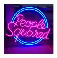 durable Crystal Custom Neon Logo Sign 50000 Hours Working Lifetime