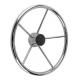 Five Spokes Stainless Steel Marine Steering Wheel 13.5 Inch Diameter