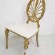 High end modern luxury gold dining chair for hotel banquet room