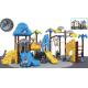 new design animal theme outdoor playground kids plastic slide for park