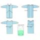 SBPP Disposable Medical Gowns 16g Medical Isolation Gowns