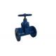 DN150 PN 25 Ductile Iron Gate Valve Oval Body Flanged Soft Seated