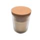 Customized Glass Candle Jars Cork Lids Sealing Storage 265 Gram