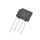 AC TO DC Bridge Rectifier / Glass Passivated Rectifier KBU2M 2A For Printed Circuit Board