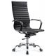 High End Excecutive High Back Office Chair Pu Leather Chrome Arm Waterproof