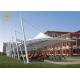 Outdoor Stretch Car Parking Shade Structures For Cars , MCB Certification