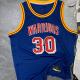 Curry Blue Polyester 30 Basketball Training Jerseys Breathable