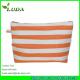 LUDA Striped Straw Handbags Paper Straw Clutch