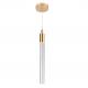 Minimalist Luxury Style Single Hanging Cylinder Shade Bedside Drop Light Crystal Pendant Light Modern