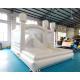 Customized White Inflatable Bounce House Slide Combo