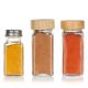 Glass Spice Jars Seasoning Storage Bottles With Collapsible Funnel Kitchen Bbq Tool Herb & Spice Tools