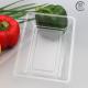 Transparent Disposable Fruit and Vegetable Tray Flat Bottom Plastic Packaging for Fresh Produce