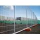 ISO9001 2.1m Tall Construction Site Security Fencing Portable
