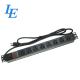 Black Server Rack PDU Network Universal Monitored For Electric Power Transmission