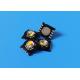 RGB PCAmber 585nm LED Arrays , Multichip 15W LEDs Diode Emitter