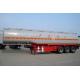 steel 42000 liters fuel oil tanker trailer with tri axle for sale