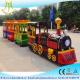 Hansel outdoor door amusement park equipment fiberglass amusements rides electric train for sale