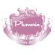 Plumeria Pink Embossed Labels for High End Bottled Perfume