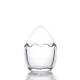 Creative Egg Shape 150ml Glass Candy Jars Crystal For Storage
