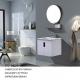 Customized Pvc Wall Mounted Bathroom Vanity Units Modern 610*470*500mm