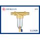 Male X Male 16 Bar 1/2 Brass Self Cleaning Filter