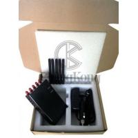 Handheld 5 Antennas WIFI Jamming Device Cell Phone And Wifi Jammer