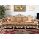 Two Seater Solid Wood Antique Luxurious Sofa Set French Country Living Room Furniture