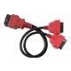 Red Connector Obd2 Adapter Cable Length 30cm 16 Pin Male To 2 Female