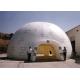 10 meters dia. triple layers white inflatable dome tent with big entrance