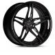 A6061 Aluminum 2 Piece Forged Wheels Gloss Black For Luxury Car