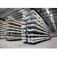 High Capacity Steel Structural Cantilever Rack For Pipes Lumber Sheet Material