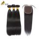 Customized Virgin Human Hair Bundles 30 Inch Brazilian 95g